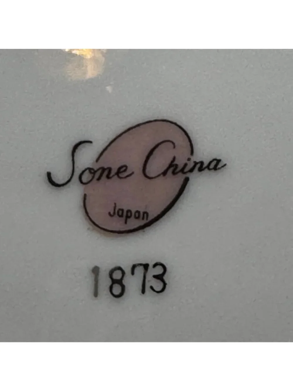 Vintage Sone China Japan 1873 Floral Platinum Trim Soup Bowl Collectible
